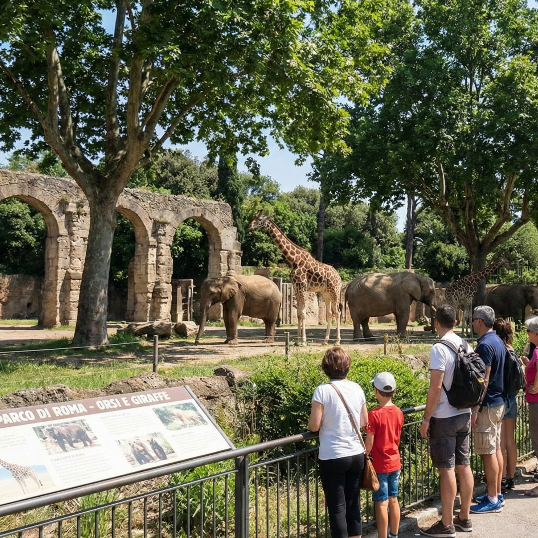 Dierentuin in Rome