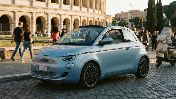 Fiat 500 huren in Rome Fiat 500 huren in Rome