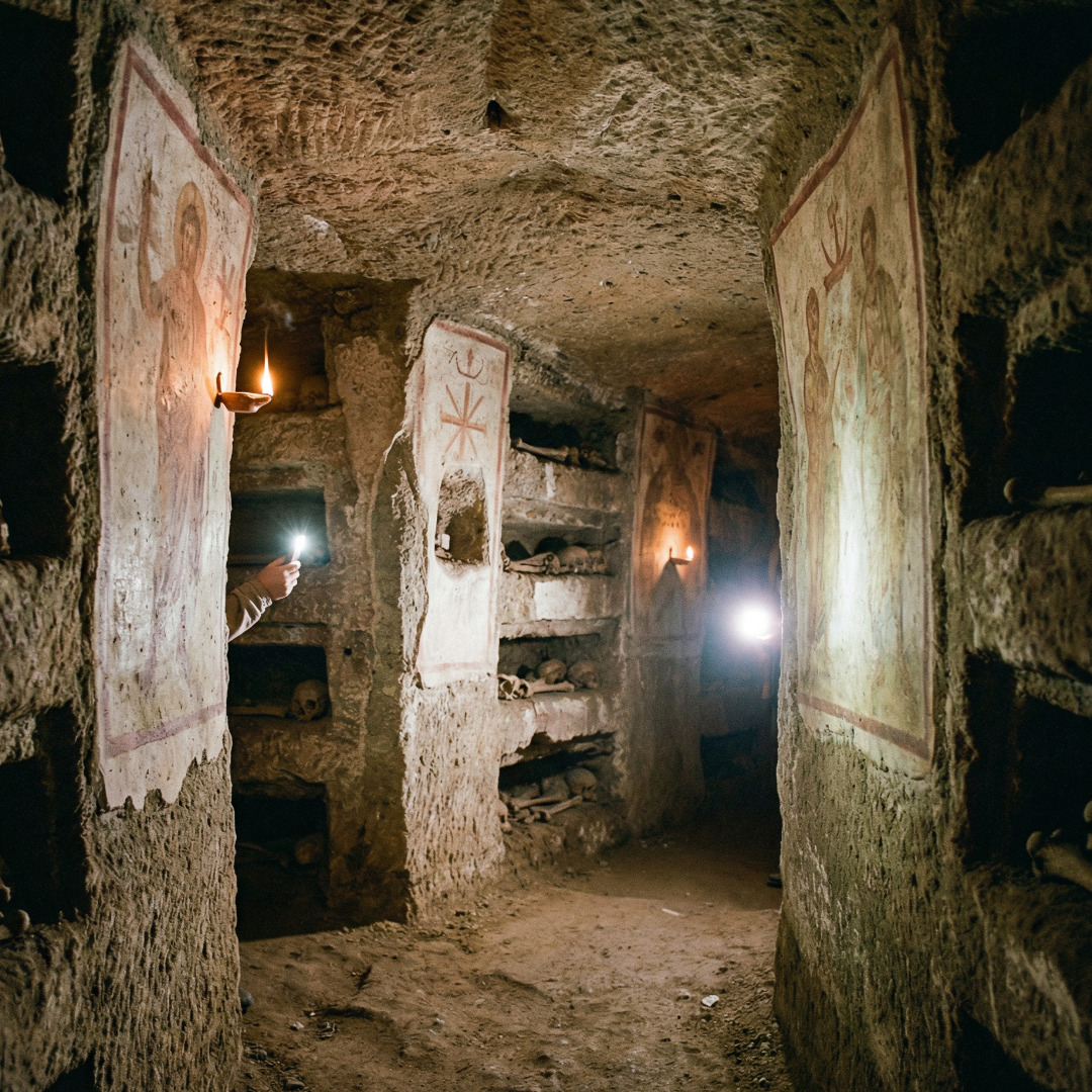 voorbeeld-van-catacomben-rome Catacomben Rome