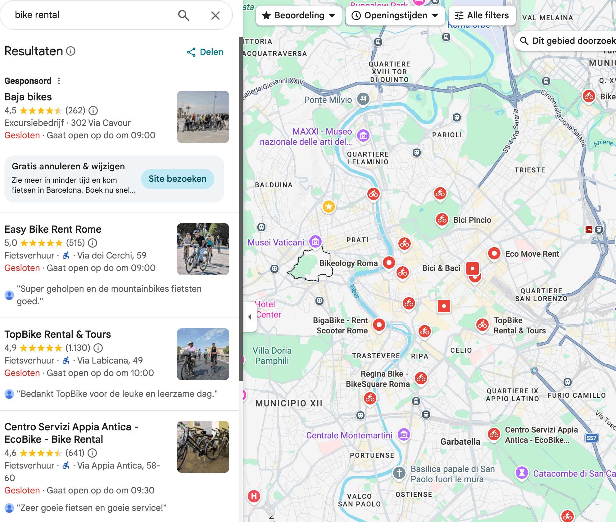 fietsverhuur-in-rome Fietsverhuur vinden in Rome
