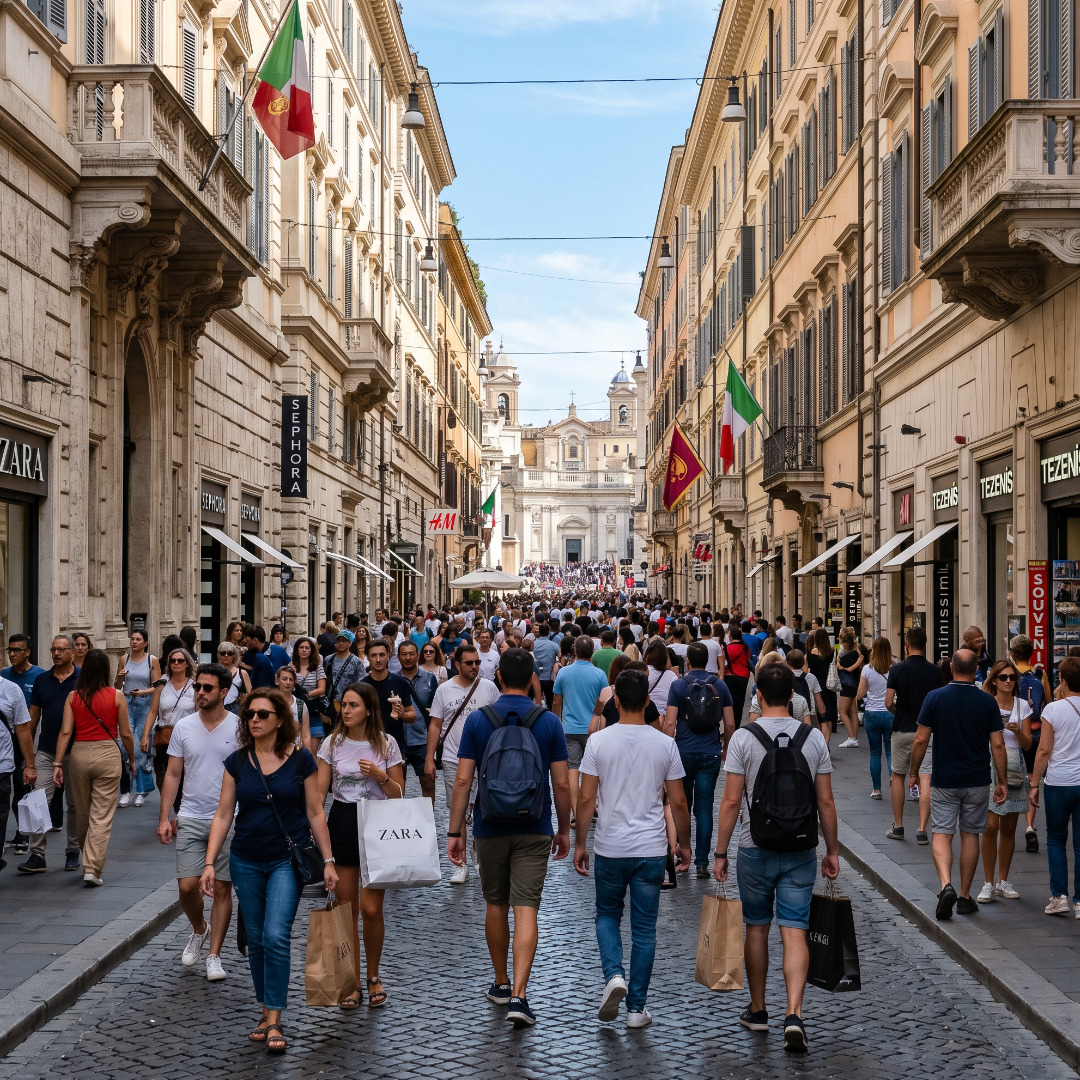 Winkelstraat Rome
